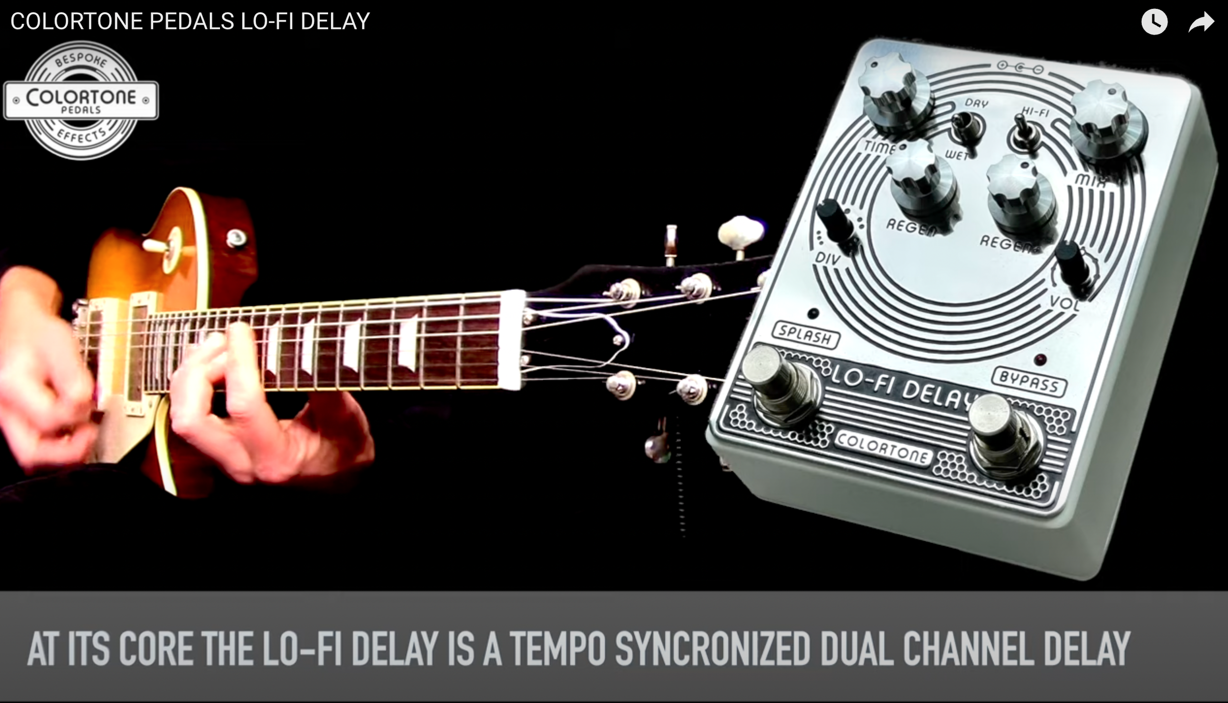 Mike Hermans Demo of the Lo Fi Delay guitar pedal