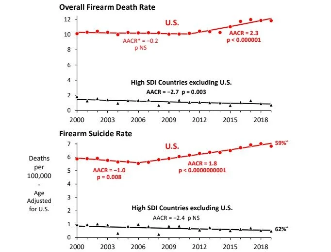 Fallacy of Attributing the U.S. Firearm Mortality Epidemic to Mental Health