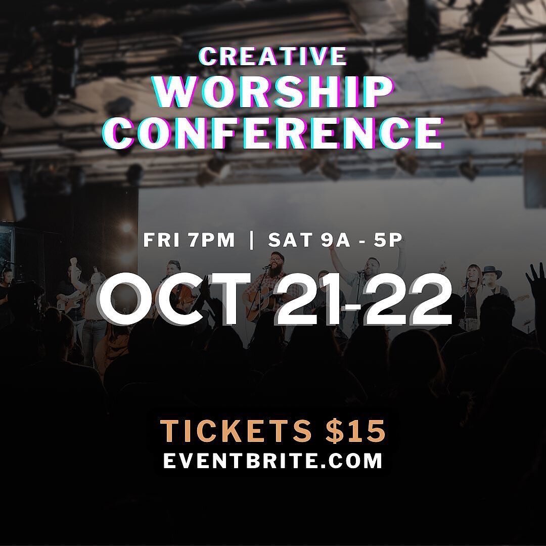 You&rsquo;re invited!!! RIVERS Night of Worship (Friday, Oct 21 | 7 PM)!!!! 

Come lift up Jesus with us, and come back the next day (Saturday, Oct 22 | 9 AM) for our Creative Worship Conference with @elevatechurchmusic to train and encourage all of 