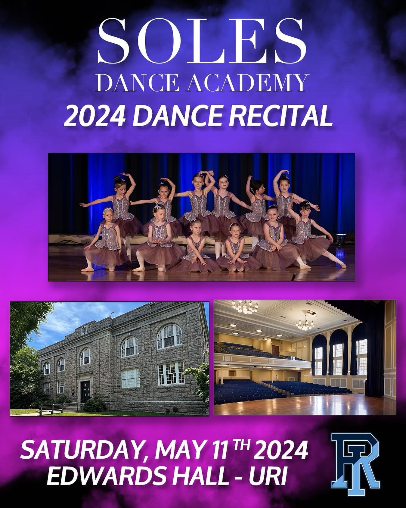 !!!SAVE THE DATE!!!

Our 5th annual show will take place Saturday, May 11th!!! We can&rsquo;t wait to be back at Edwards Hall at URI!

*please note that classes end June 27th*