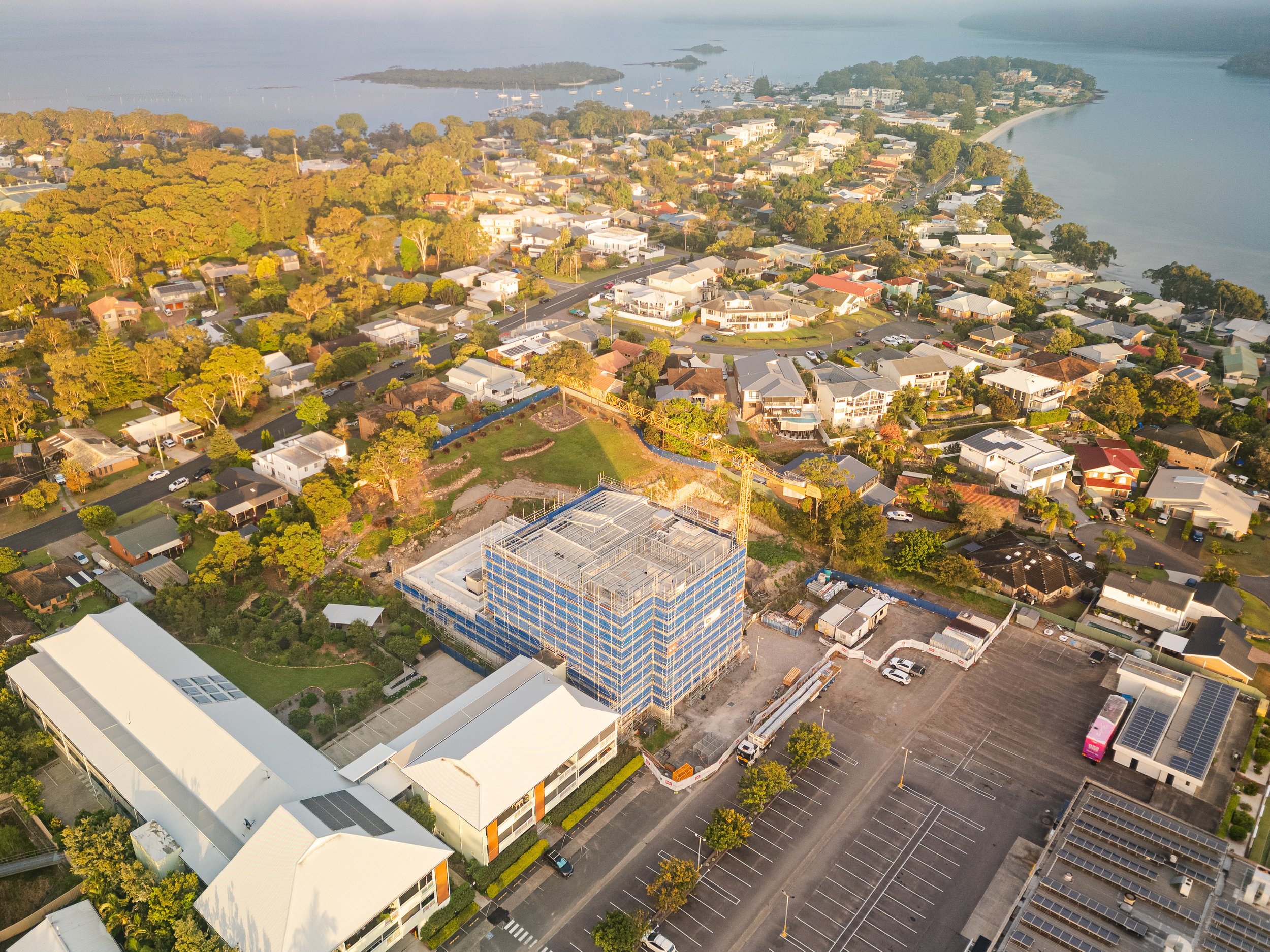 Sunrise at Soldiers Point Bowling Club Development – Greenside Retirement Living
Structural steel by Hergs Weld (3)