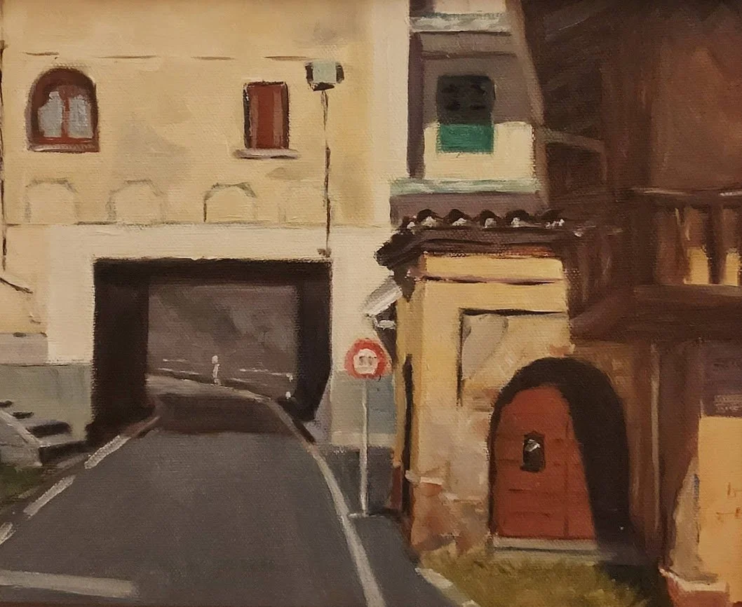 Castegnea, 8 x 10, oil, NFS