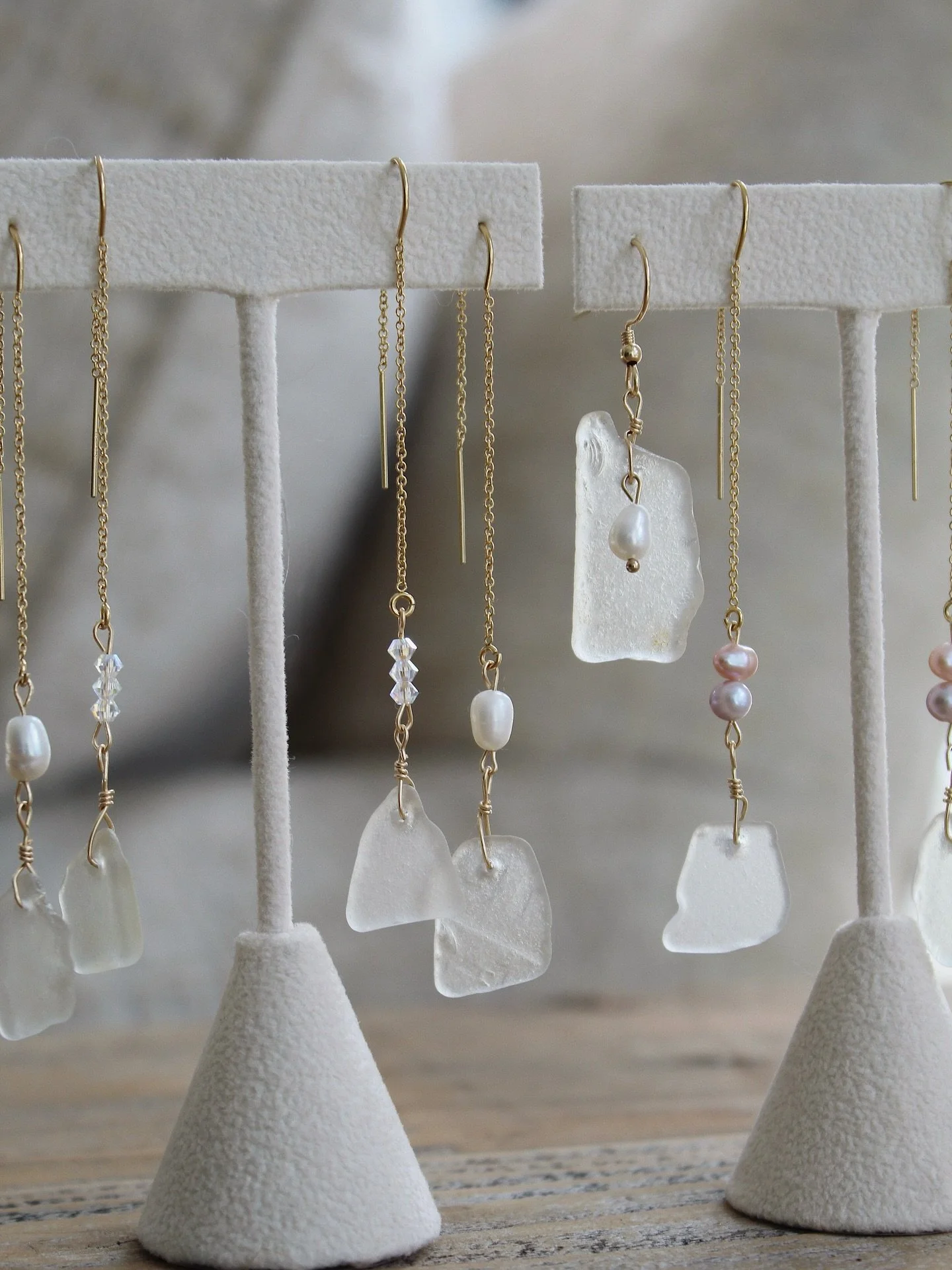 all in the details ✨ #seaglassart #seaglassjewelery #goldfilledjewelry