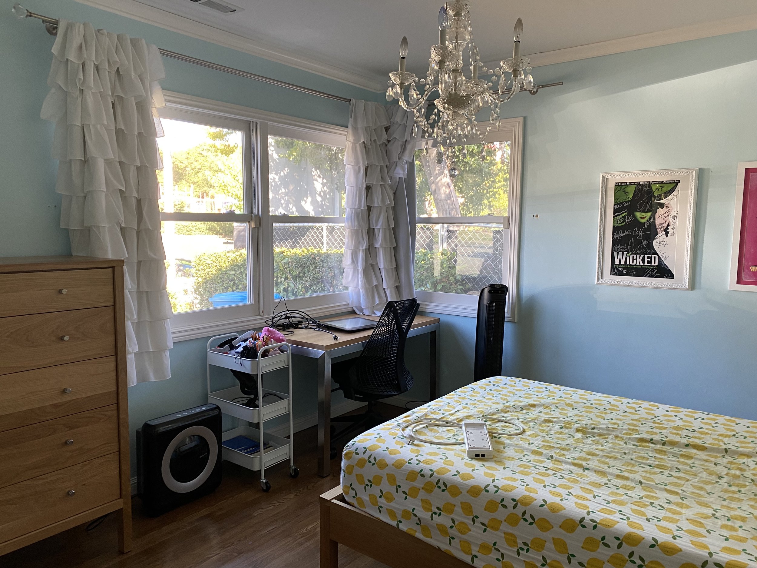 Daughter #1's bedroom, circa 2021
