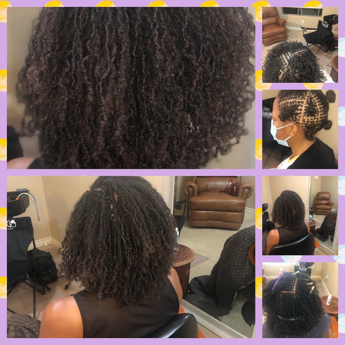 Install day and about 8 months later #sisterlocsjourney #sisterlocksphoenix #sisterlocksphx #locsphoenix #naturalhair #sisterlocksarizona #naturalhairinarizona