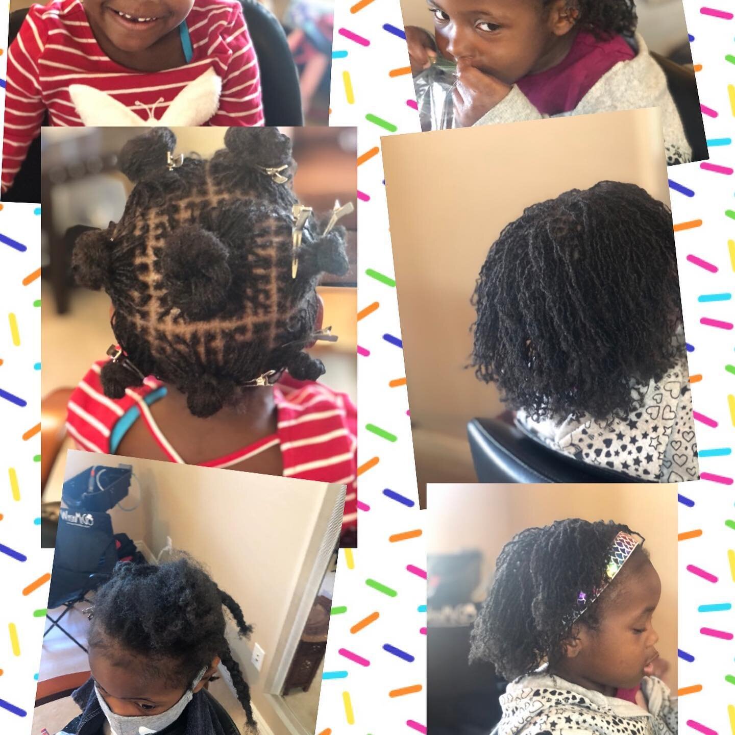 My youngest sisterlock client. 4 years old! We installed over 4 half day sessions. Pictures on the right is almost 2 months later. #sisterlockskids #sisterlocsphoenix #sisterlocksarizona #sisterlocksaz #phoenixsisterlocks #sisterlocksinstall #kidswit