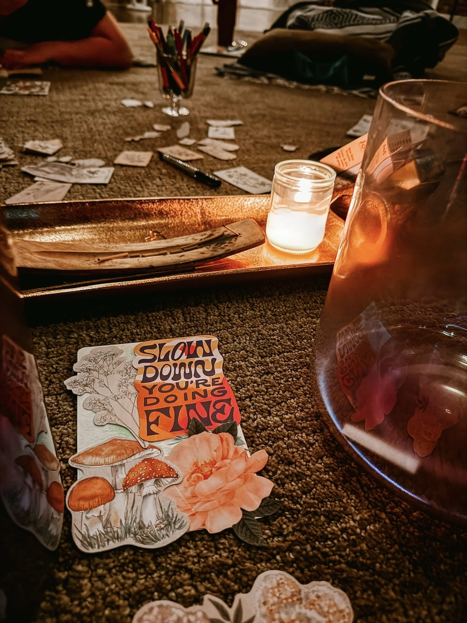 New Moon Sound Bath with Oracle Card Making
