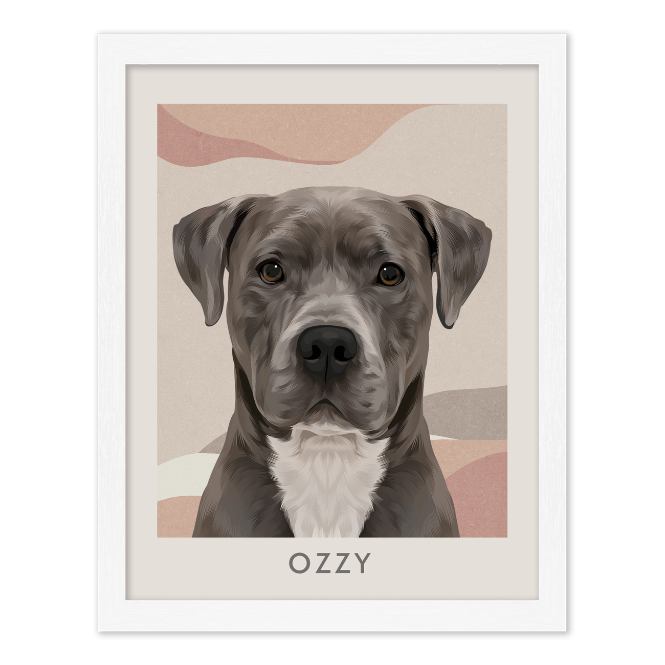 1petportrait-vertical-abstractbohodeserthorizon_Standard-White-Frame.png