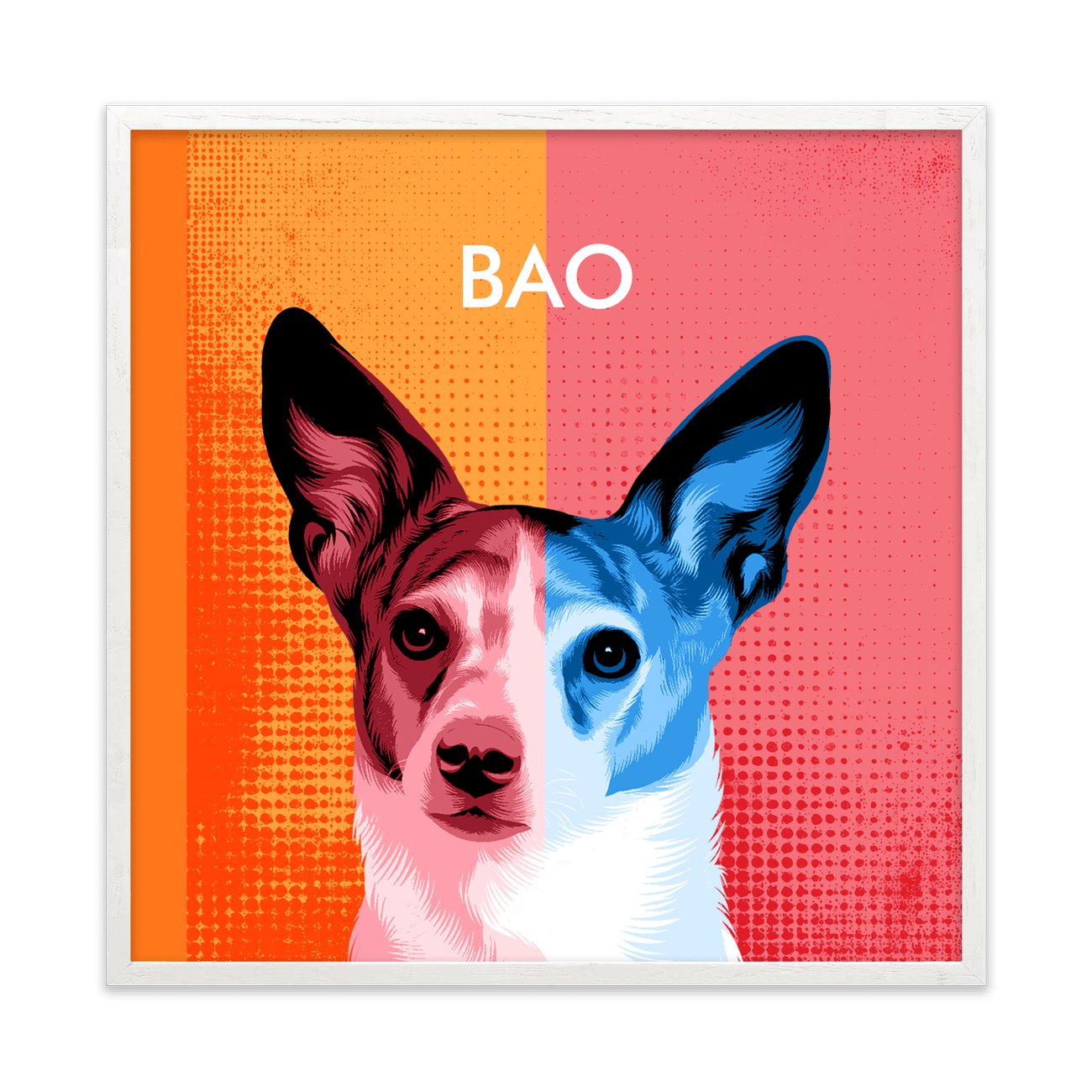 1petportrait-square-twotonedmodernpopart_White-Oak-Frame.png