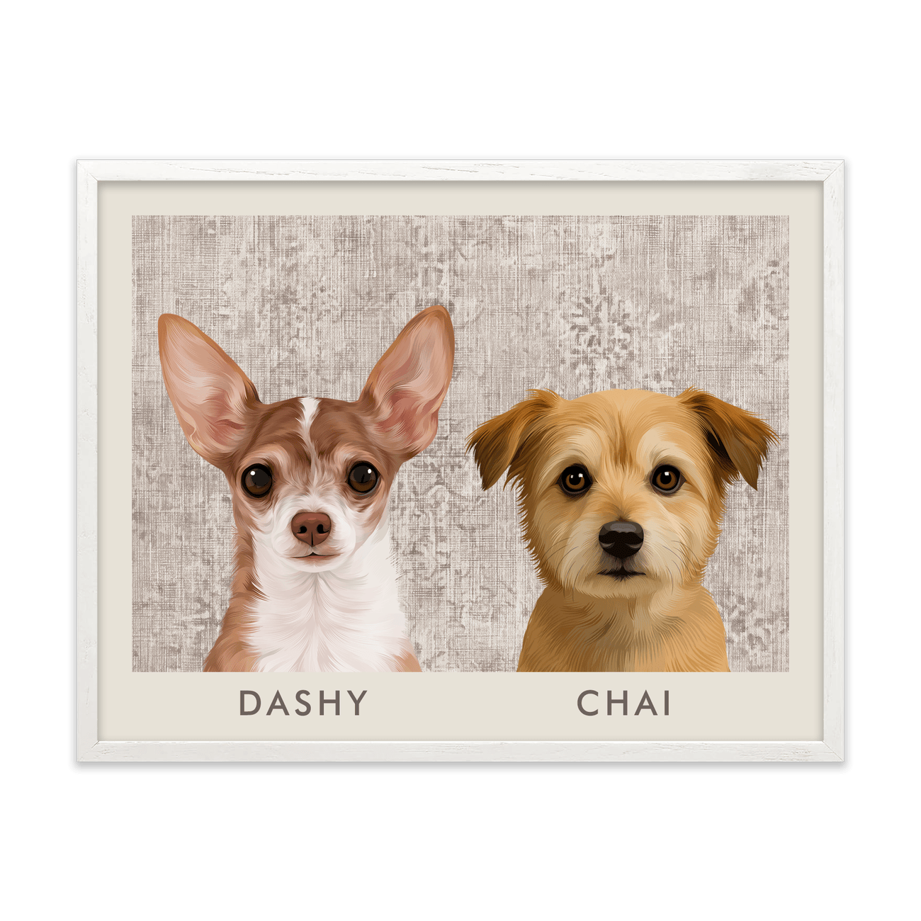 2petportrait-horizontal-vintagedistressedtextilepattern_White-Oak-Frame.png