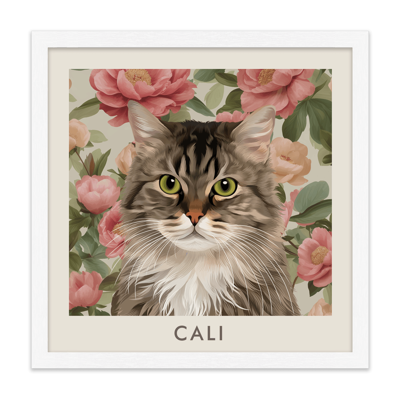 1petportrait-square-vintageblushpinkpeonies_Standard-White-Frame.png
