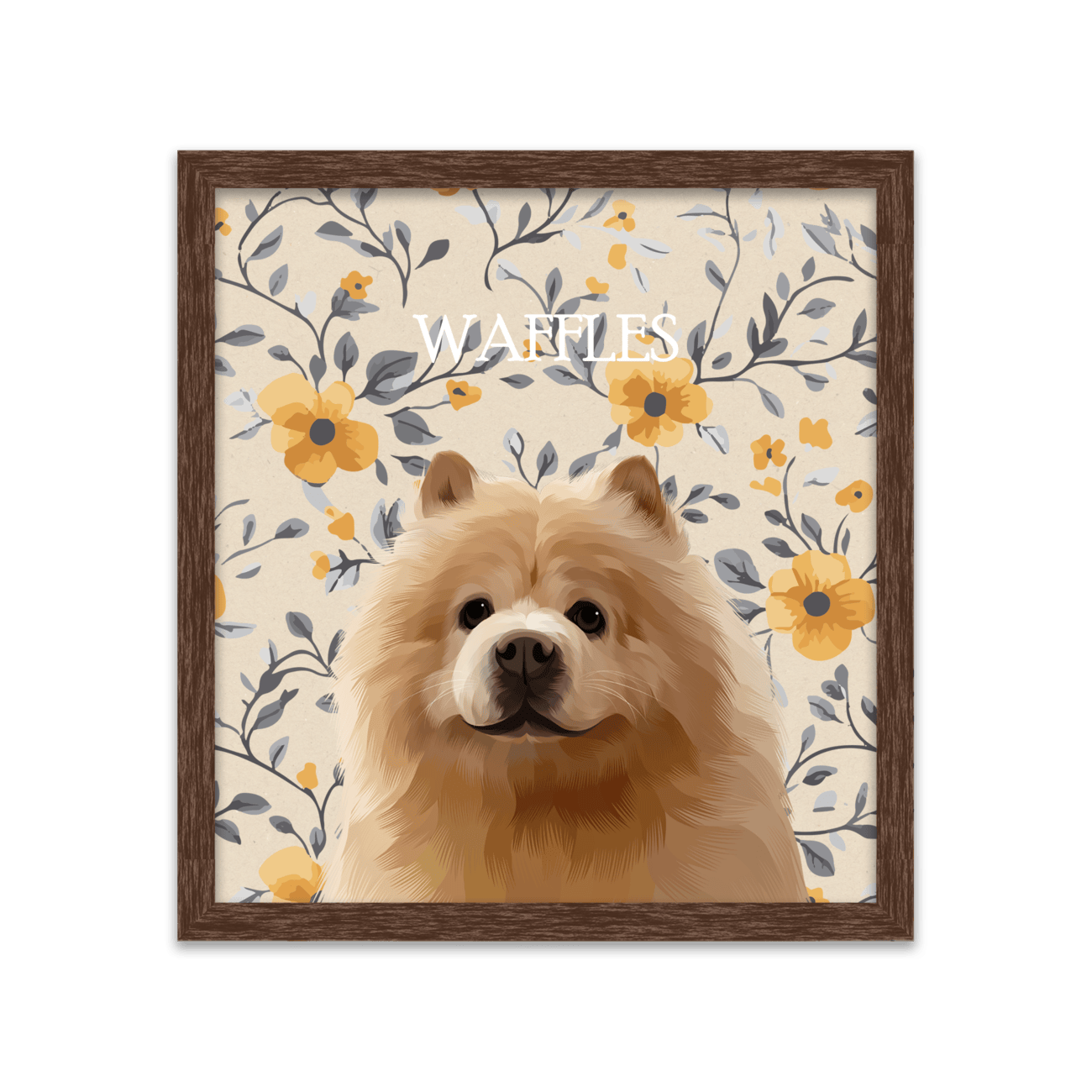 pet-portrait-20x20-floral-pattern2-bg-walnutframe.png