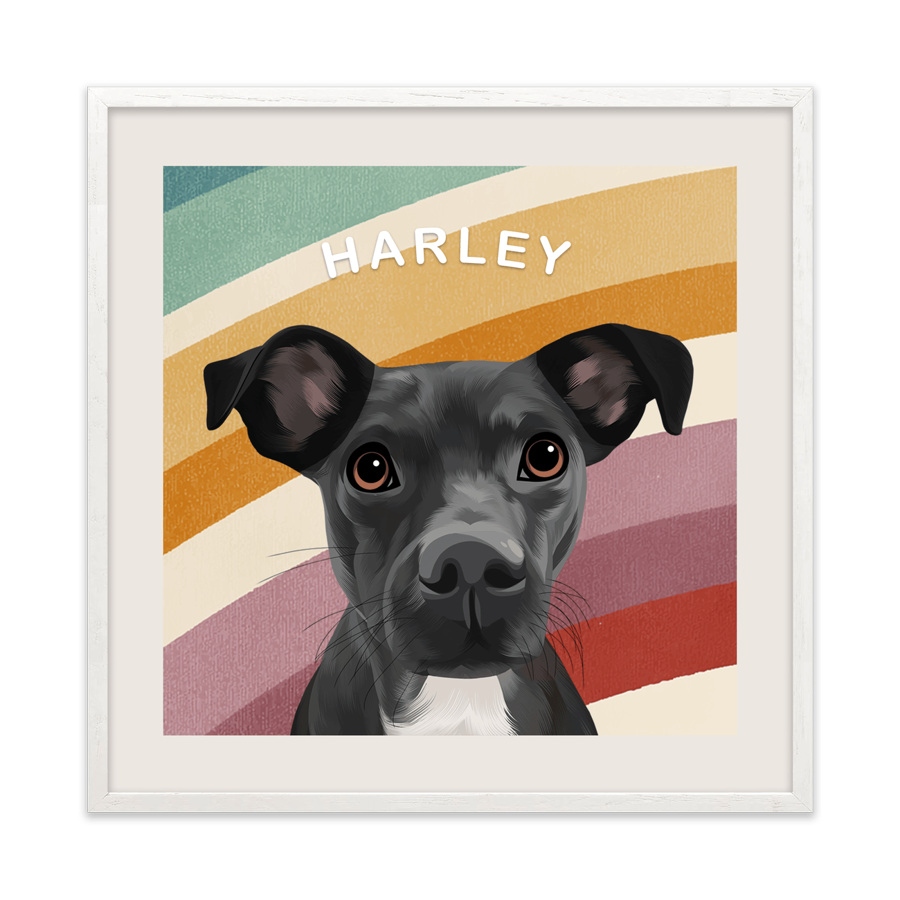 1petportrait-square-overtherainbowcustom_White-Oak-Frame.png