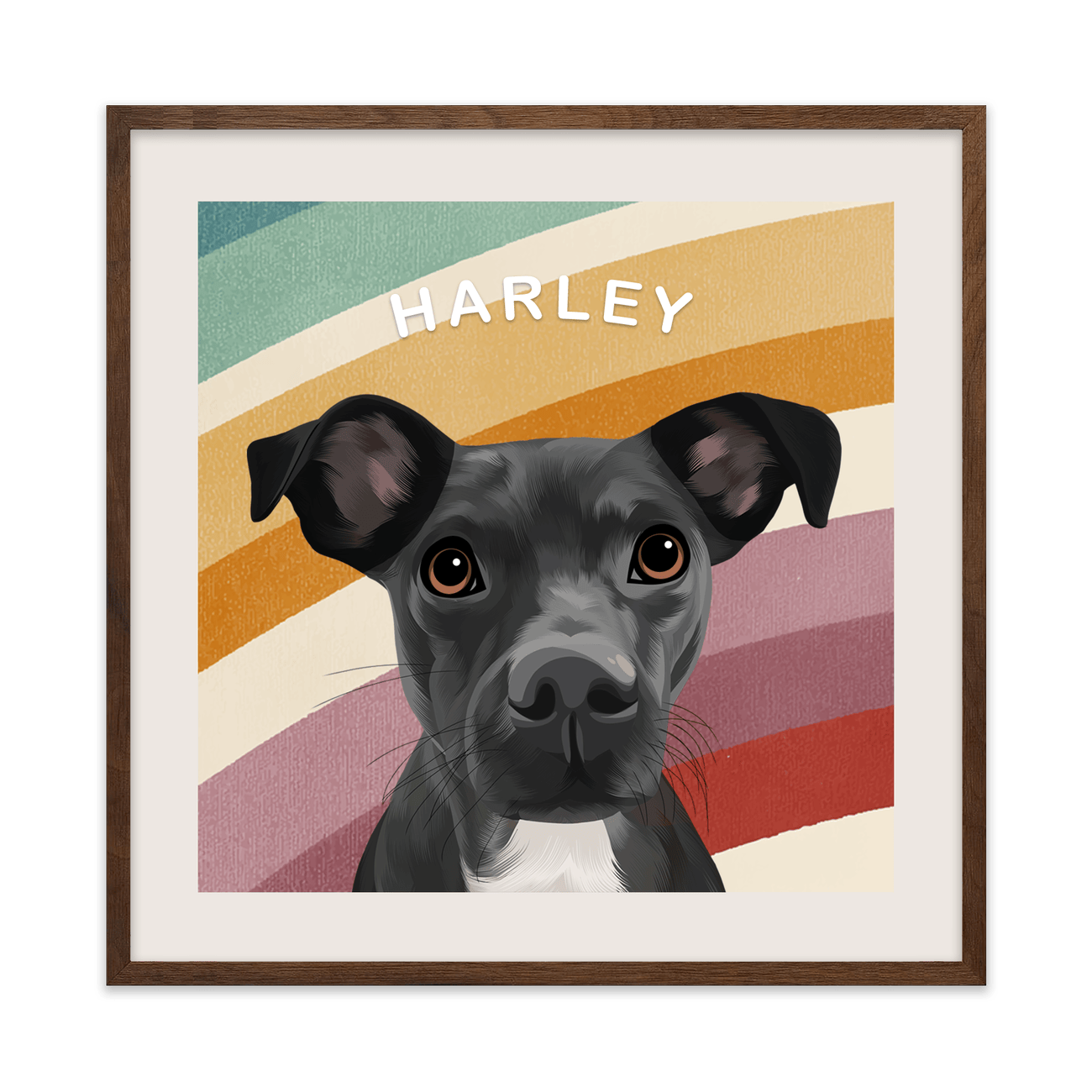 1petportrait-square-overtherainbowcustom_Walnut-Frame.png