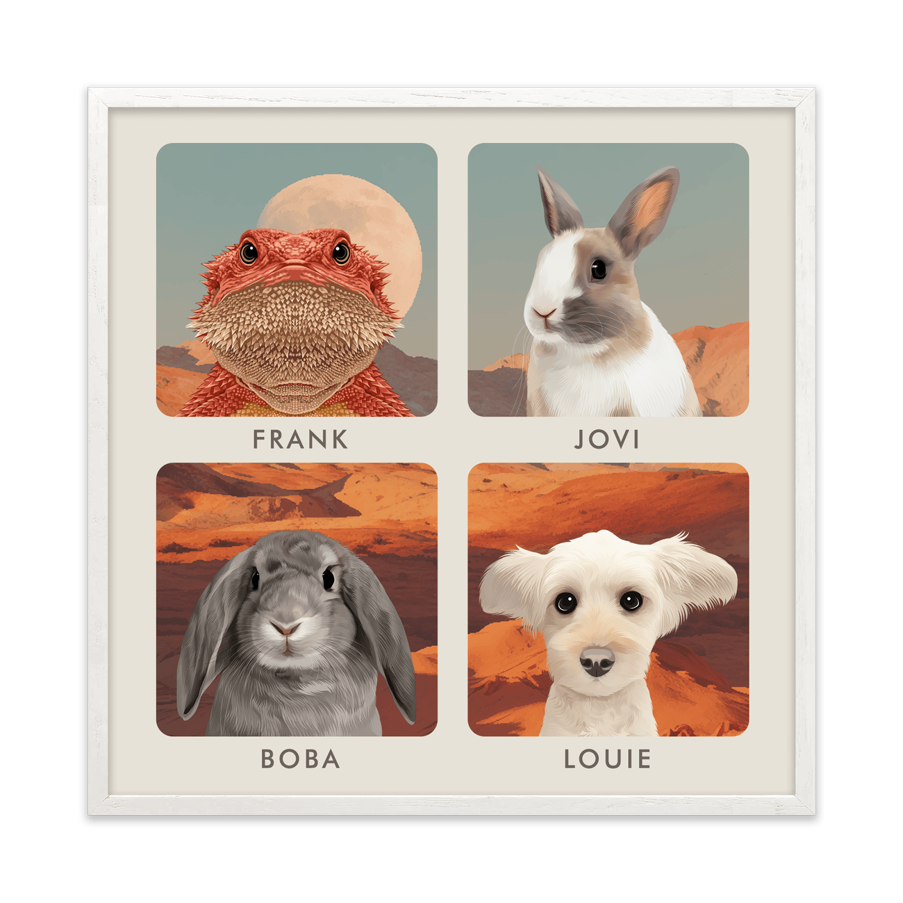 4petportrait-square-desertmoonriselandscape_White-Oak-Frame.png