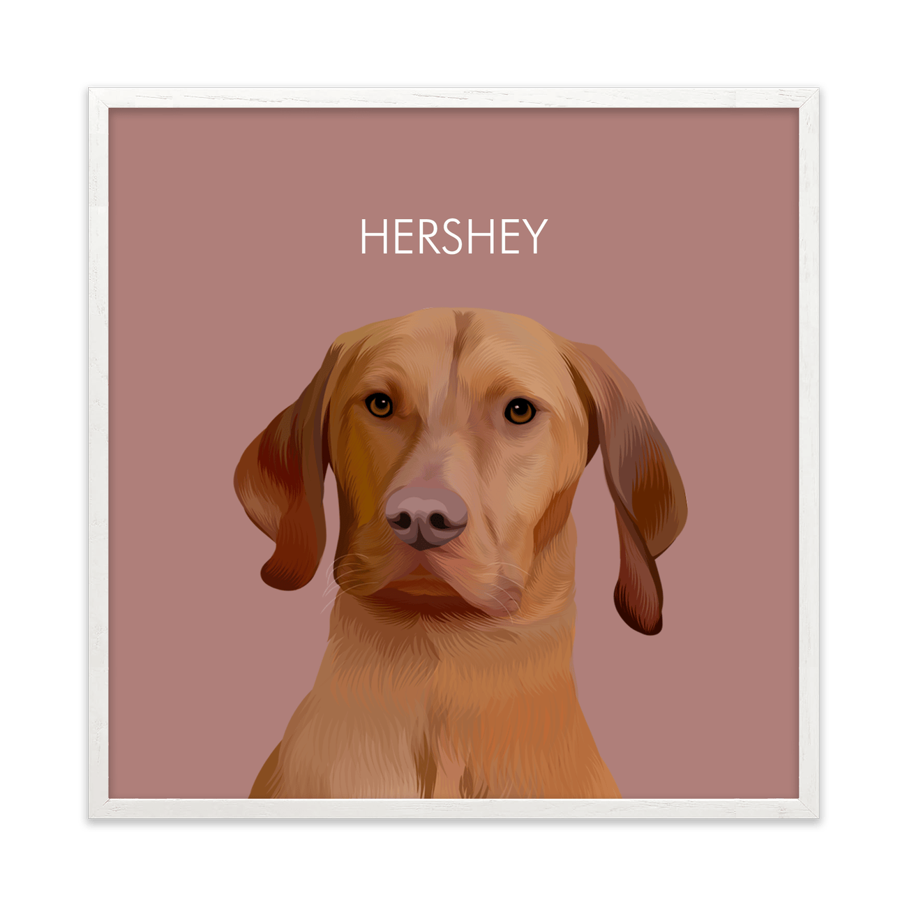 1petportrait-square-red-softneutralcoloredbackground_White-Oak-Frame.png