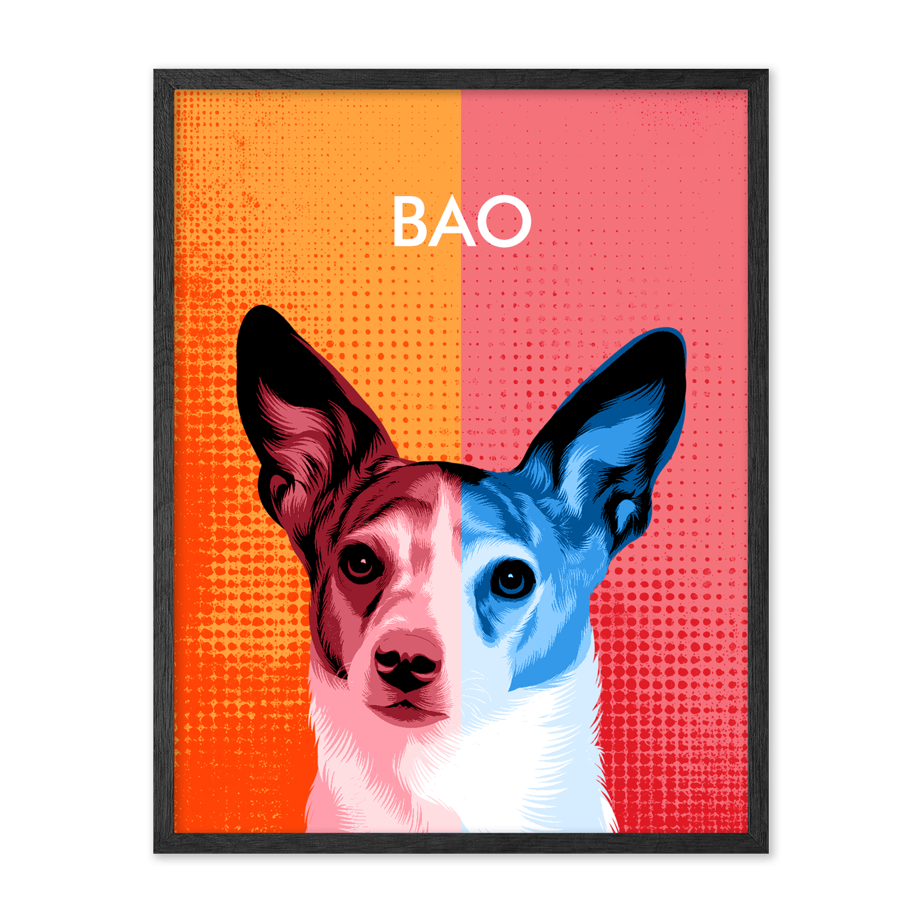 1petportrait-vertical-twotonedmodernpopart_Black-Oak-Frame.png