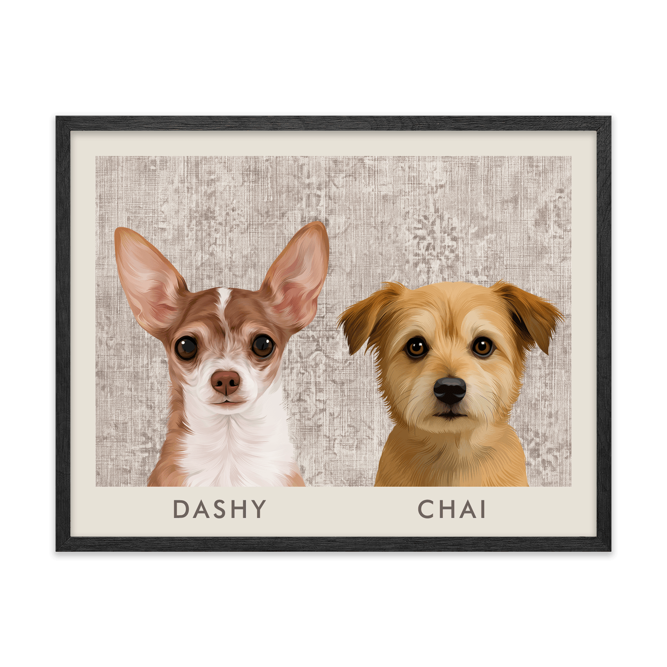 2petportrait-horizontal-vintagedistressedtextilepattern_Black-Oak-Frame.png