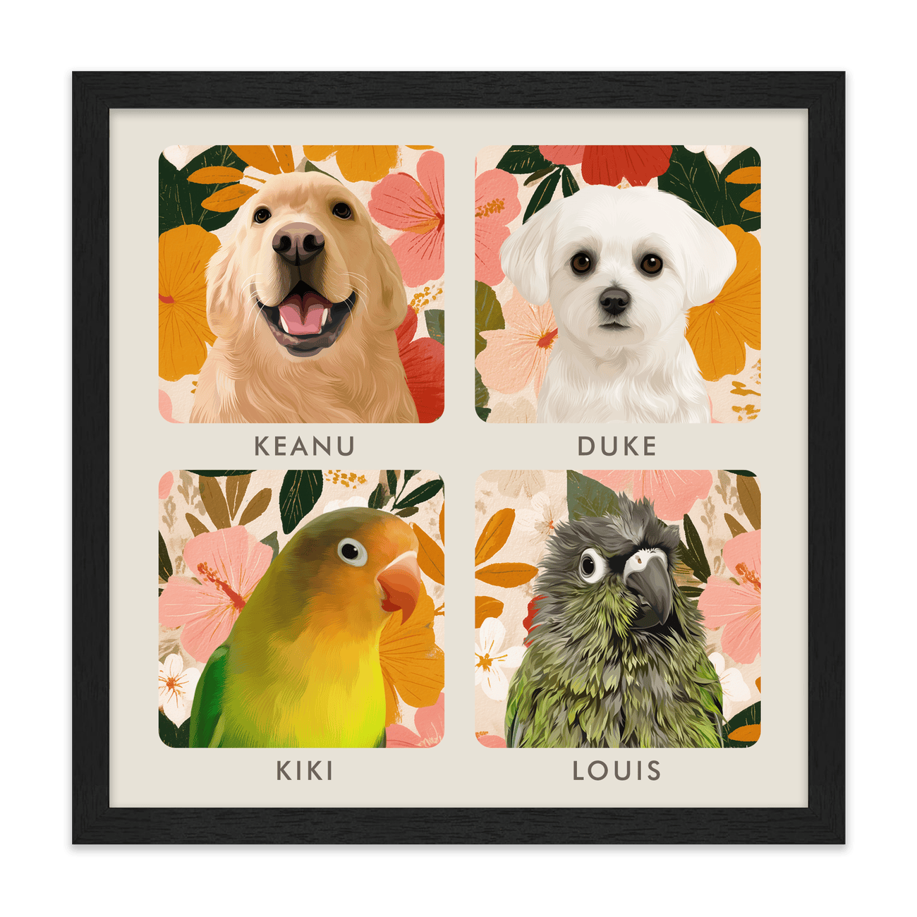 4petportrait-square-goldenhawaiianhibiscus_Standard-Black-Frame.png