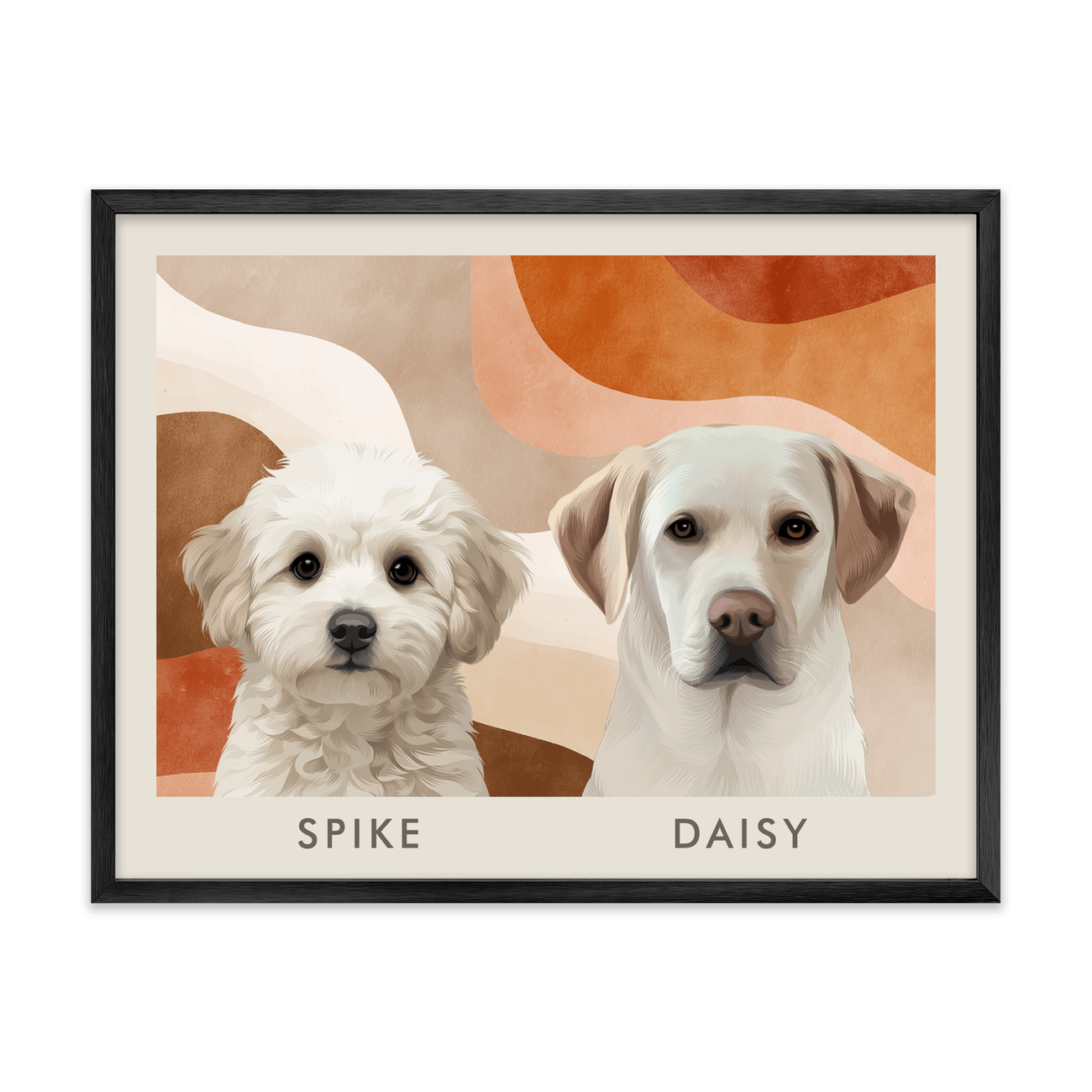 2petportrait-horizontal-midcenturymodernabstract_Metal-Frame.png