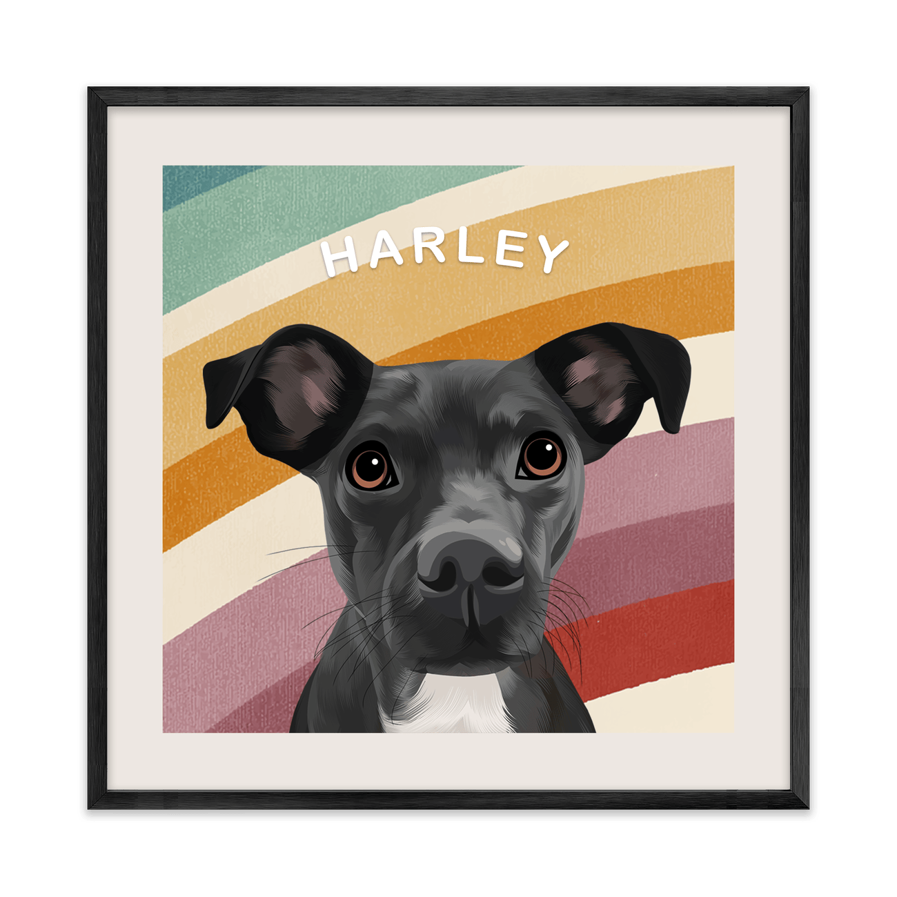 1petportrait-square-overtherainbowcustom_Metal-Frame.png