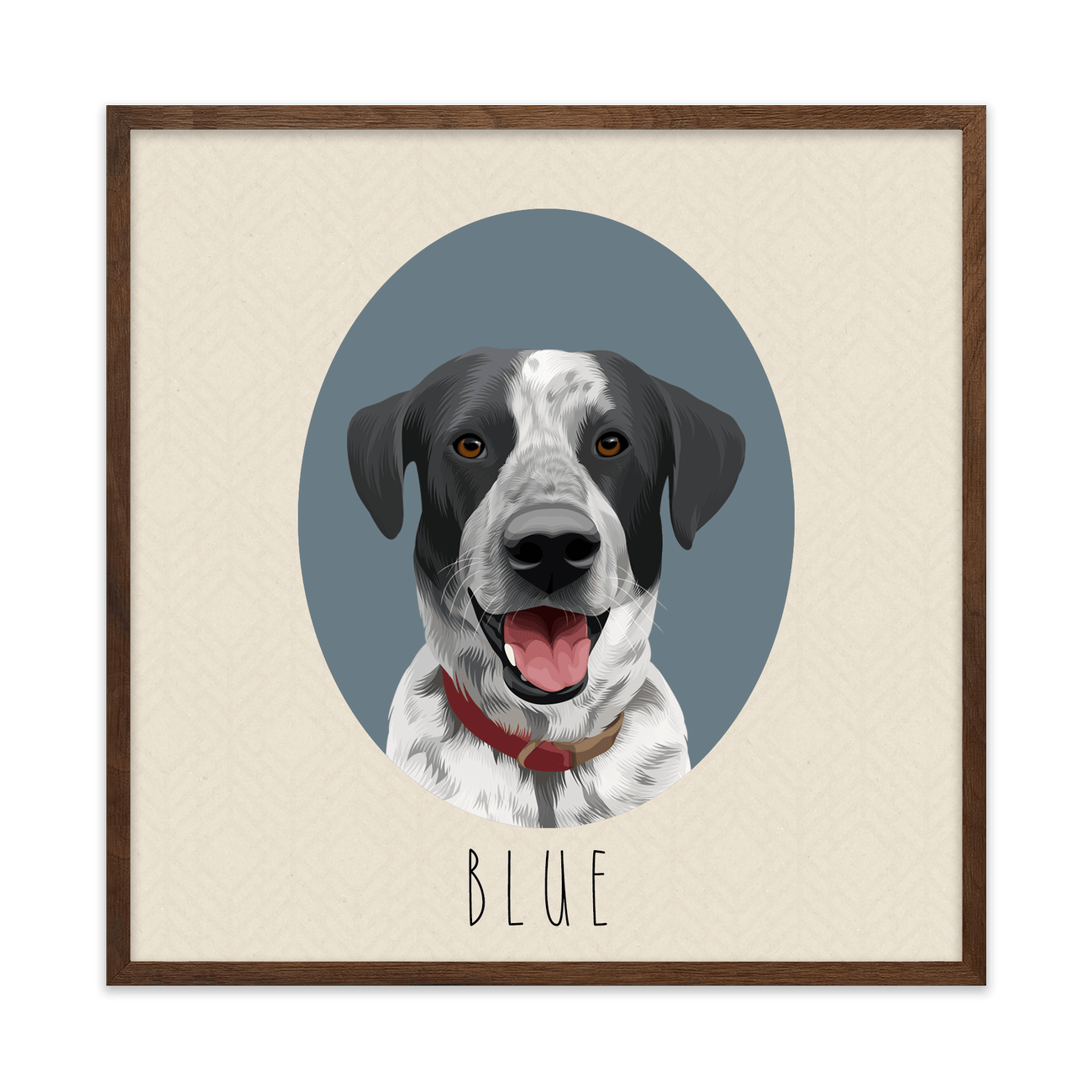 1petportrait-square-stormgray-neutralcoloredovalshaped_Walnut-Frame.png