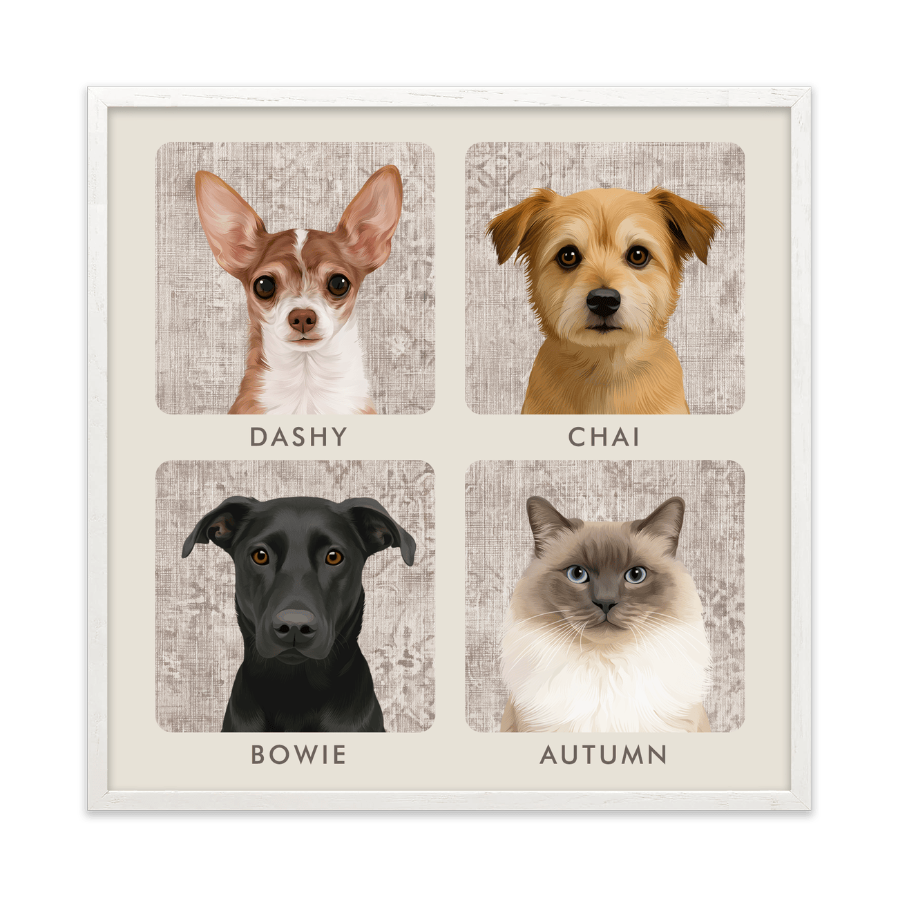 4petportrait-square-vintagedistressedtextilepattern_White-Oak-Frame.png