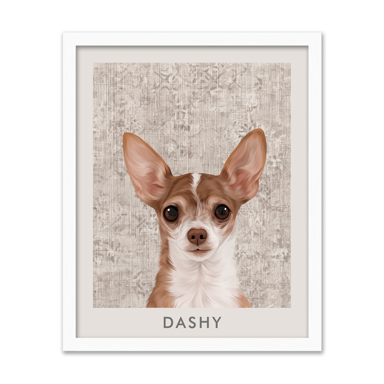 pet-portrait-vertical-vintagedistressedtextilepattern-whiteoakframe.png