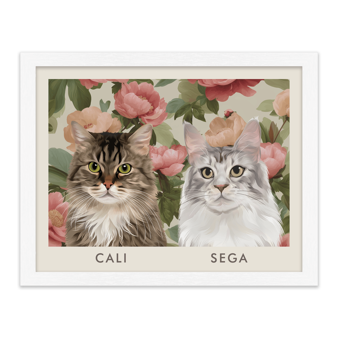 2petportrait-horizontal-vintageblushpinkpeonies_Standard-White-Frame.png