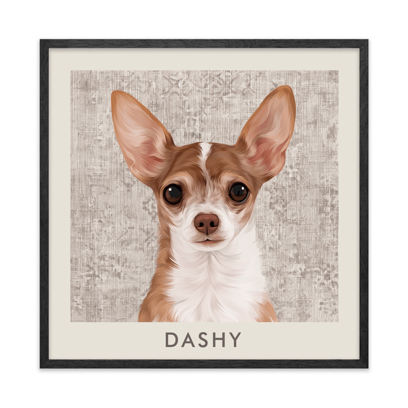 1petportrait-square-vintagedistressedtextilepattern_Black-Oak-Frame.png