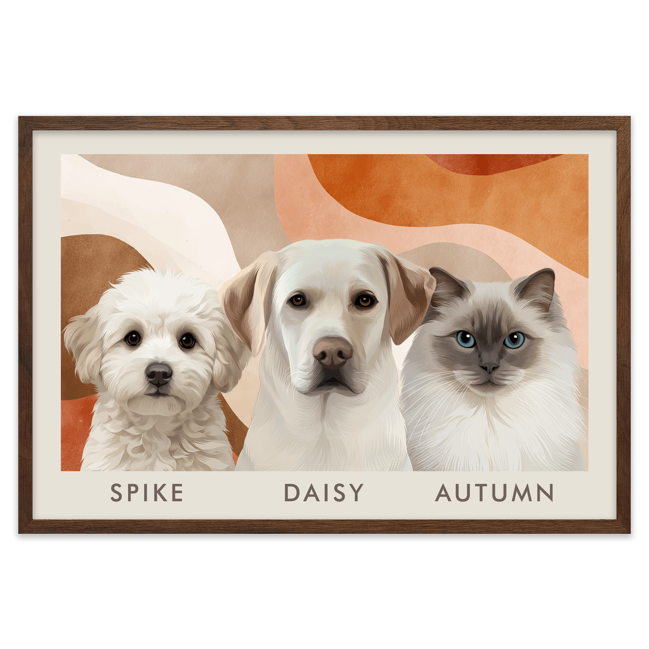 3petportrait-horizontal-midcenturymodernabstract_Walnut-Frame.png