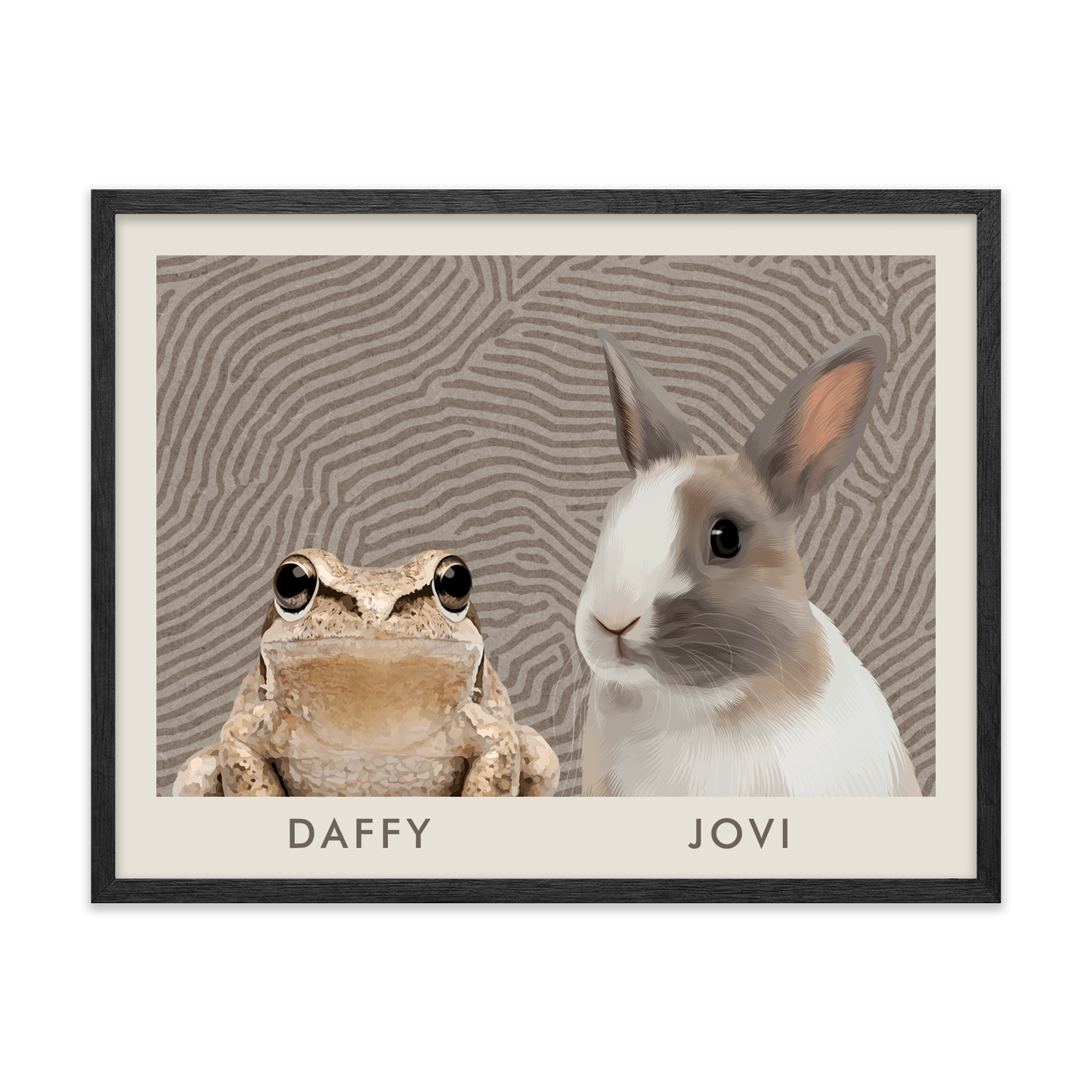 2petportrait-horizontal-organicterrainlinesminimalist_Black-Oak-Frame.png
