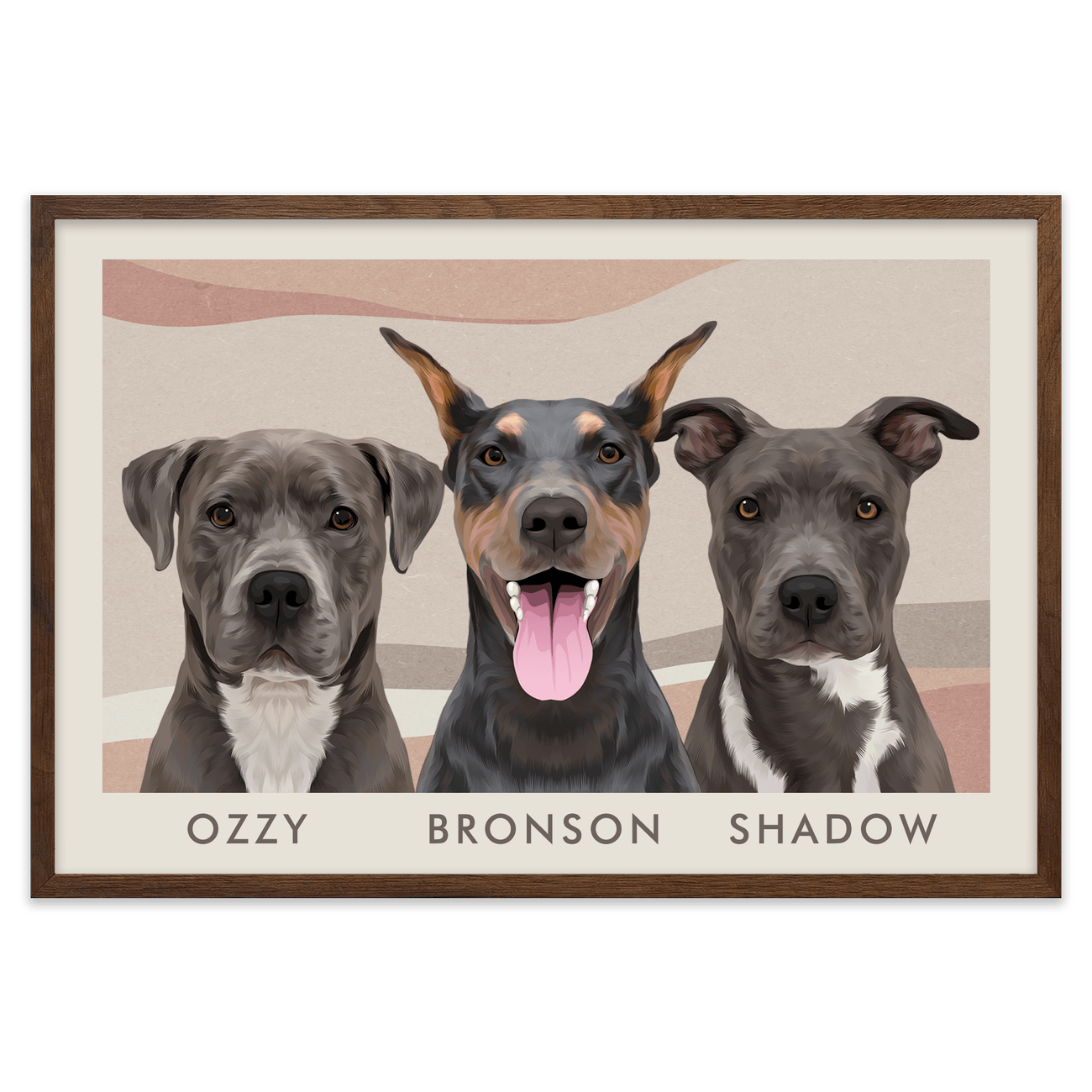 3petportrait-horizontal-abstractbohodeserthorizon_Walnut-Frame.png