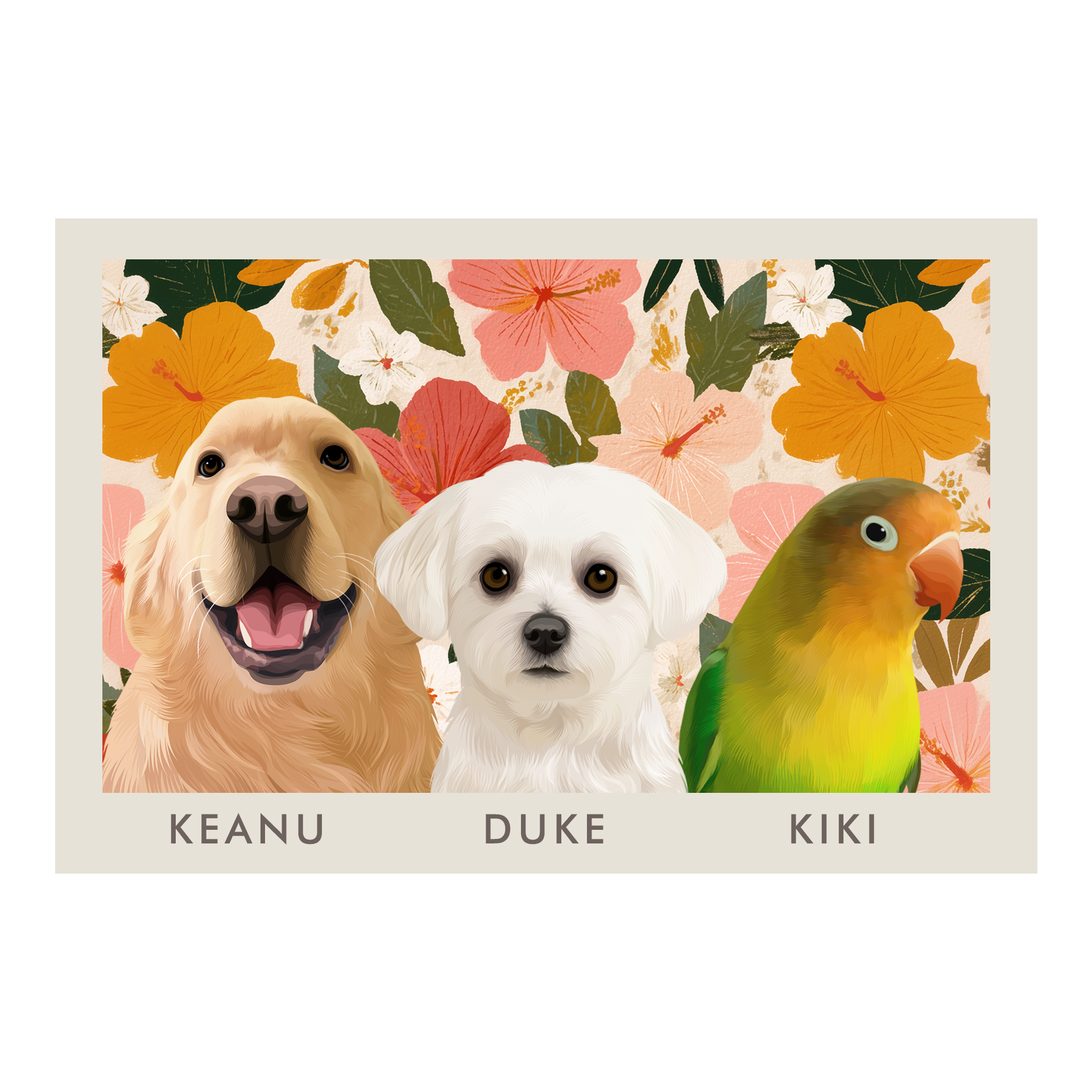 3petportrait-horizontal-goldenhawaiinhibiscussunset_Print-Only.png