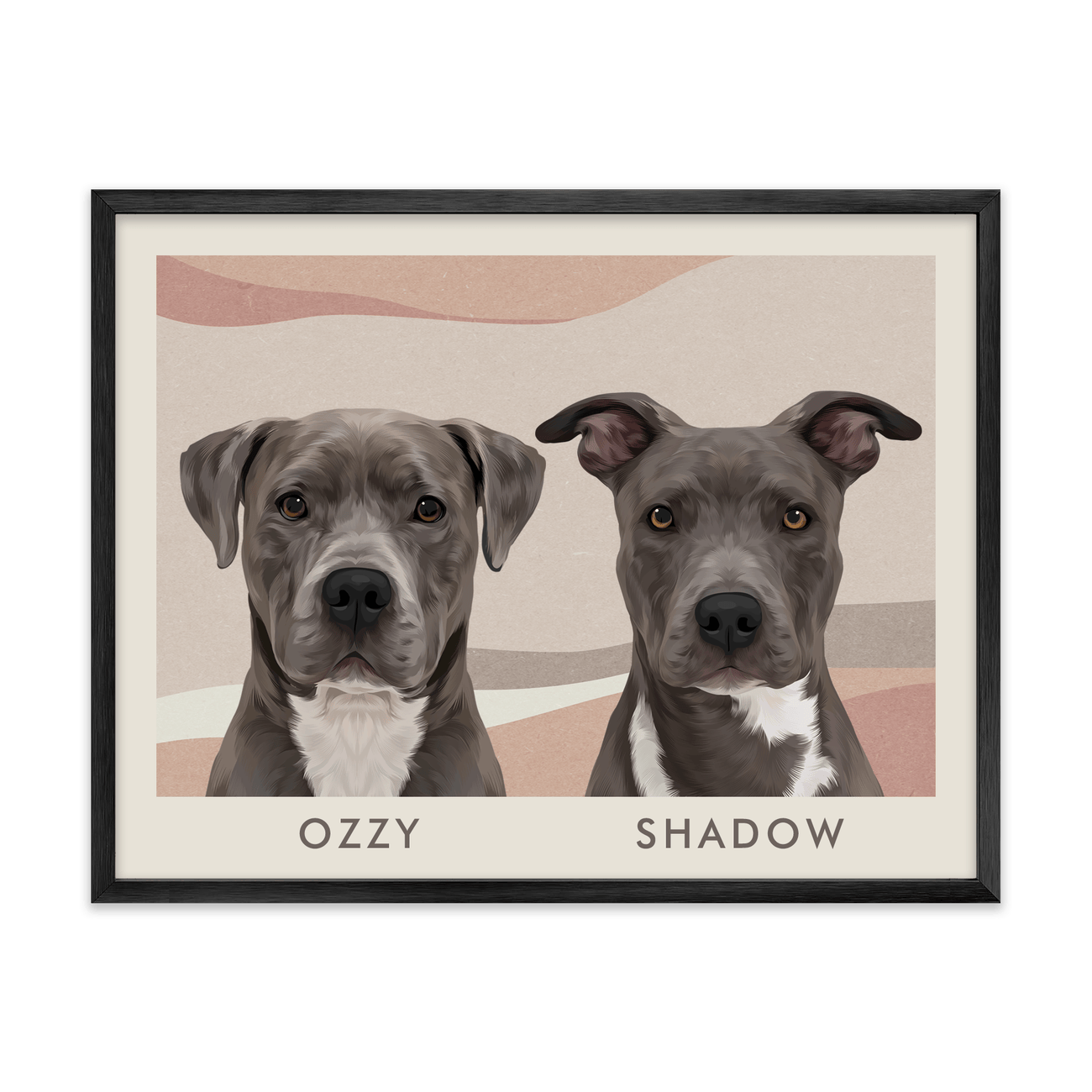 2petportrait-horizontal-abstractbohodeserthorizon_Metal-Frame.png