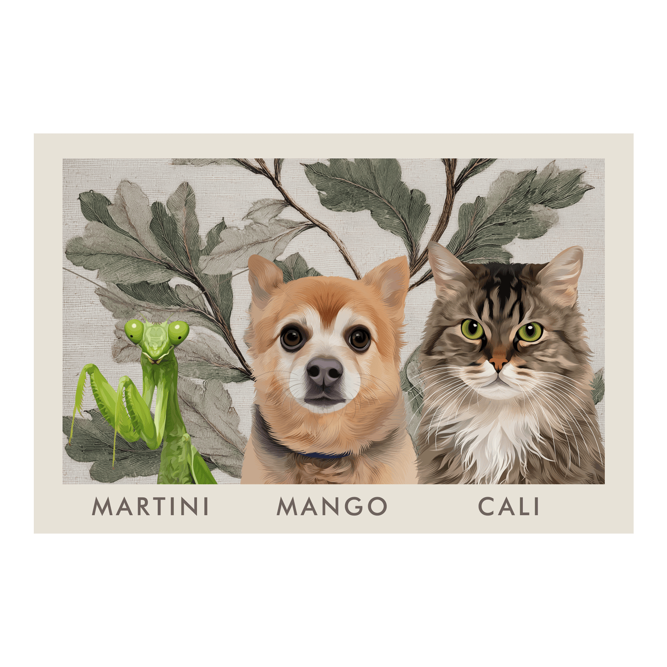 3petportrait-horizontal-vintagebotanicaloakleaves_Print-Only.png