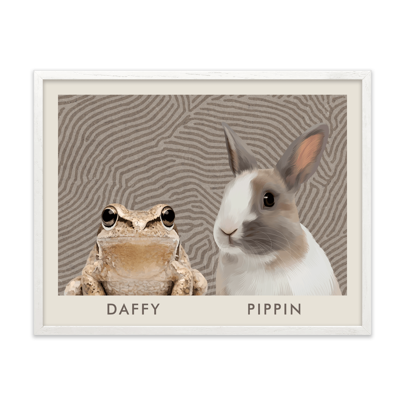 2petportrait-horizontal-organicterrainlinesminimalist_White-Oak-Frame.png