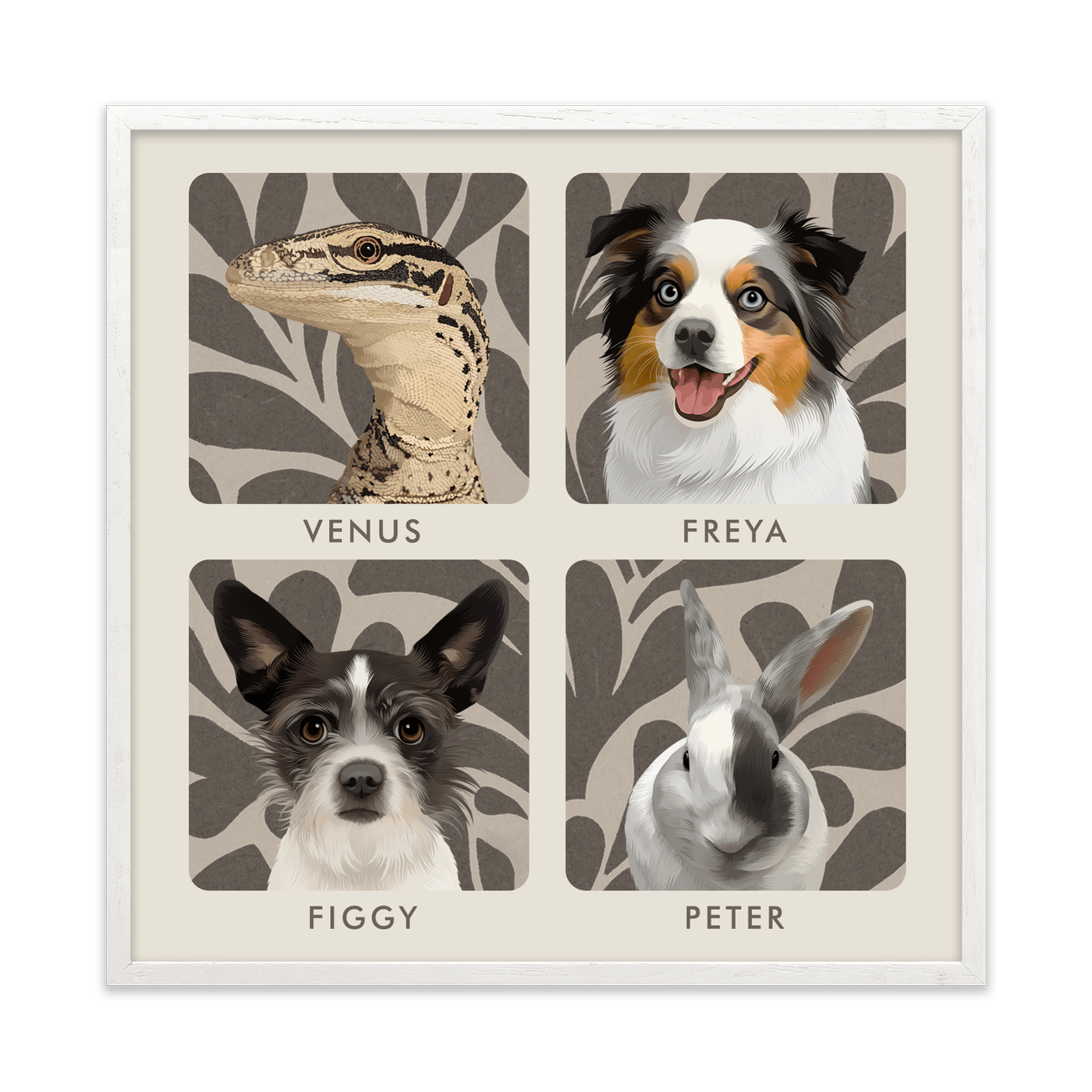 4petportrait-square-earthyfloralblockprint_White-Oak-Frame.png