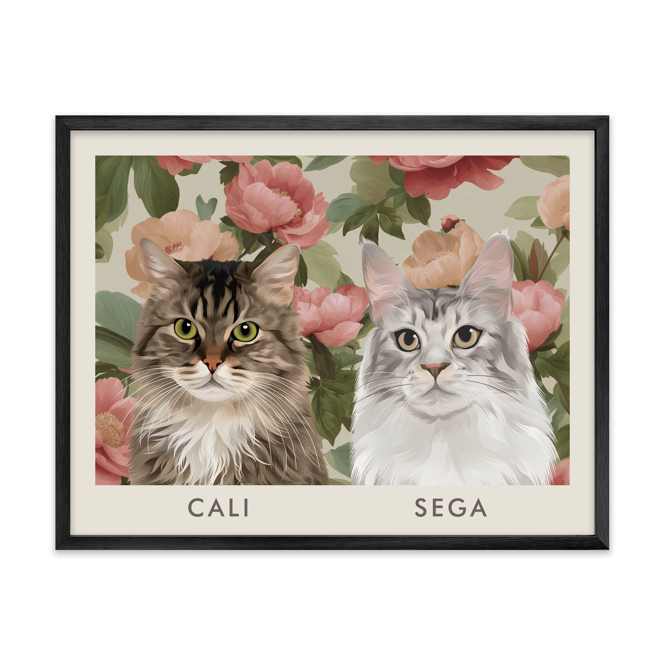 2petportrait-horizontal-vintageblushpinkpeonies_Metal-Frame.png