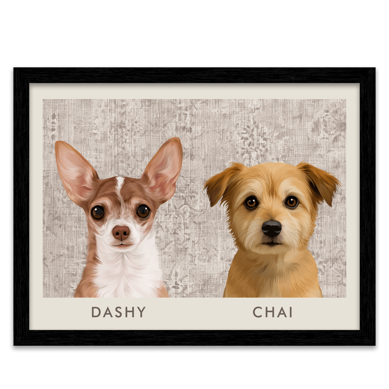 2pet-portrait-horizontal-vintagedistressedtextilepattern-blackframe.png