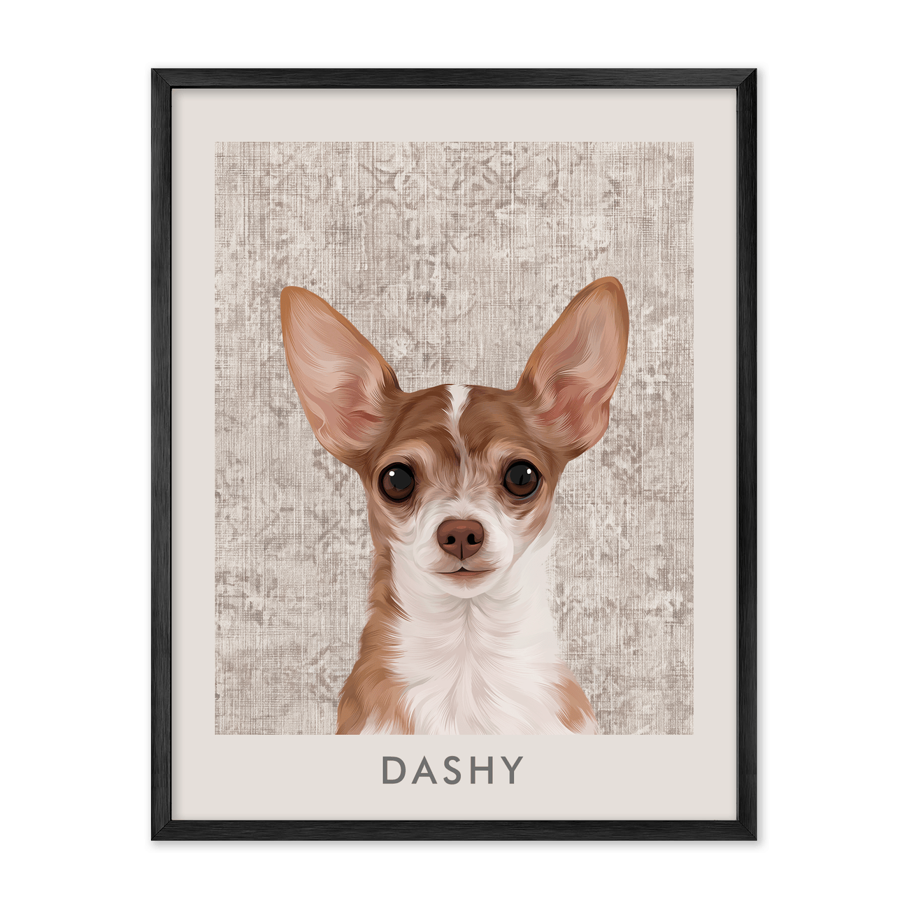 petportrait-vertical-vintagedistressedtextilepattern_Metal-Frame.png