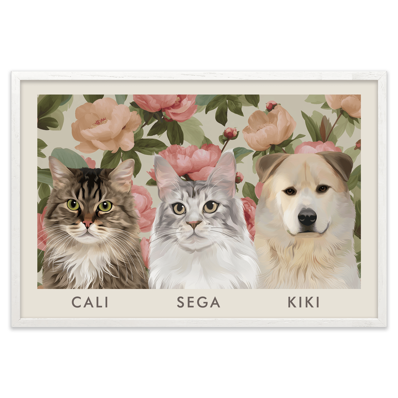 3petportrait-horizontal-vintageblushpinkpeonies_White-Oak-Frame.png
