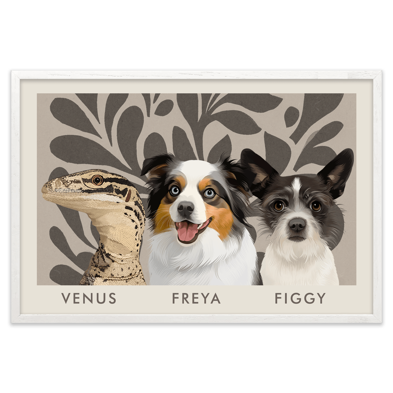 3petportrait-horizontal-earthyfloralblockprint_White-Oak-Frame.png