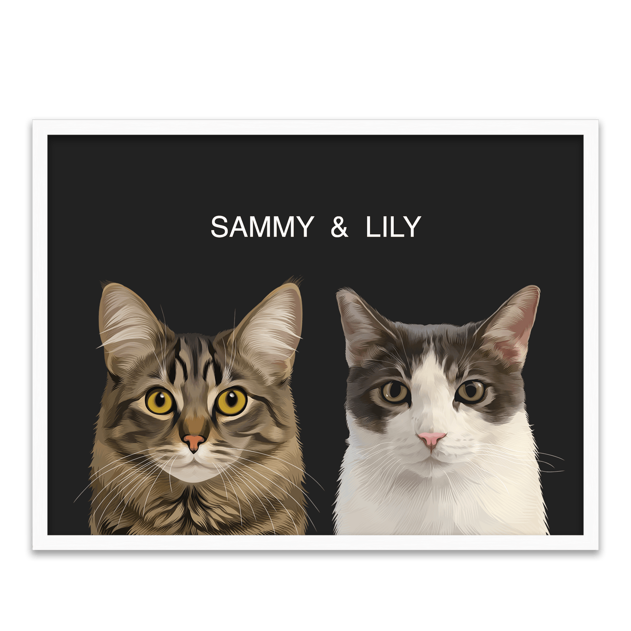 2pet-portrait-horizontal-originalblack-whiteoakframe.png