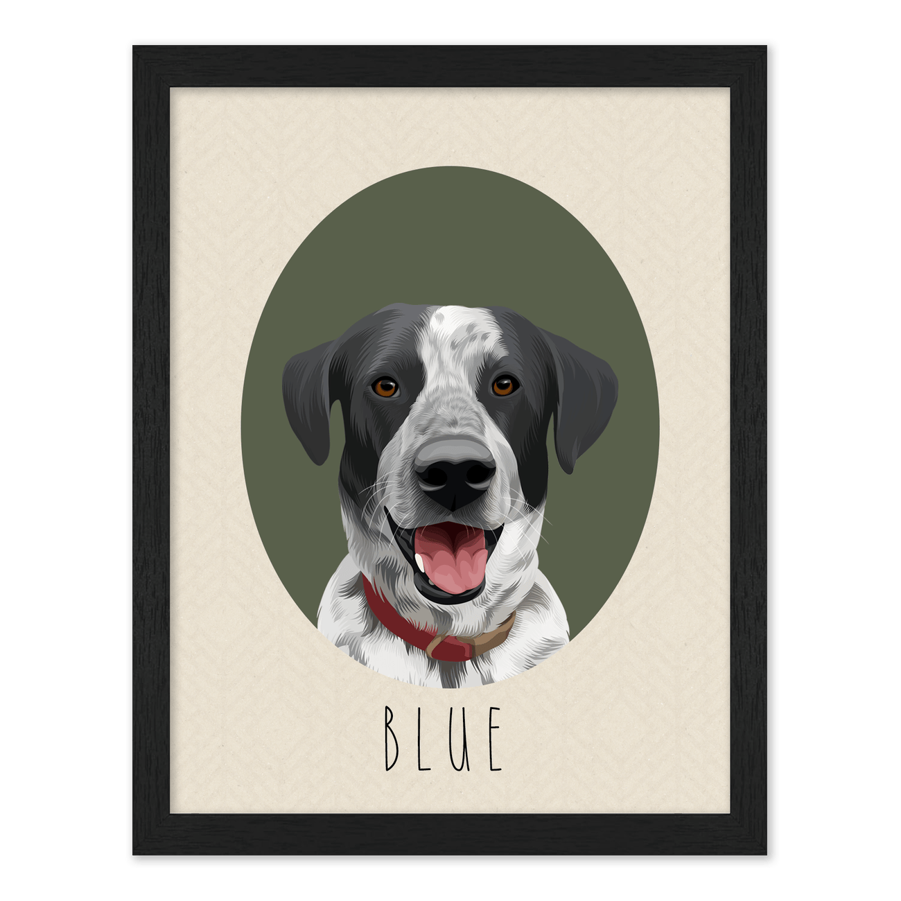 petportrait-vertical-hemlock-neutralcoloredovalshaped_Standard-Black-Frame.png