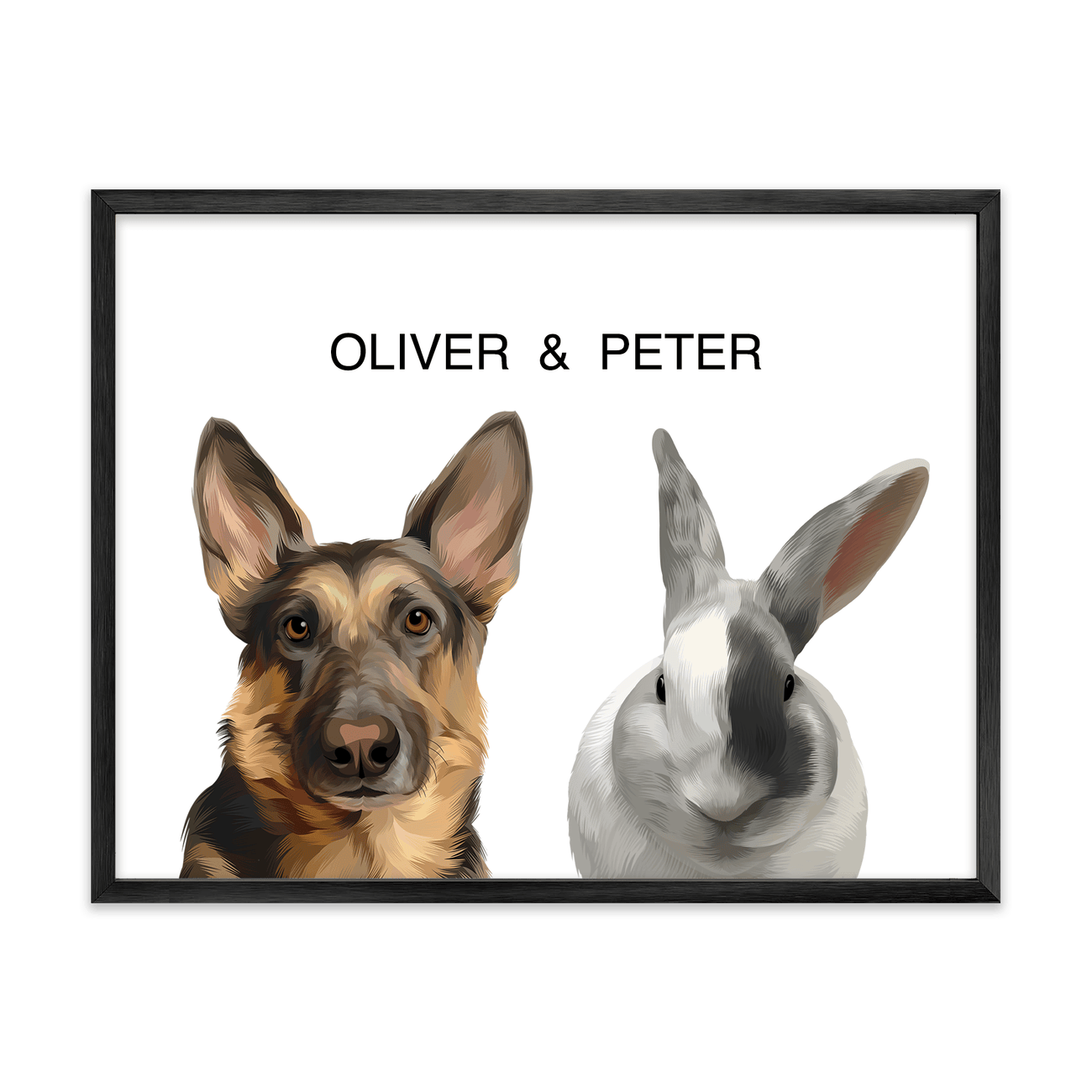 2petportrait-horizontal-theoriginalhand-illustrated_Metal-Frame.png