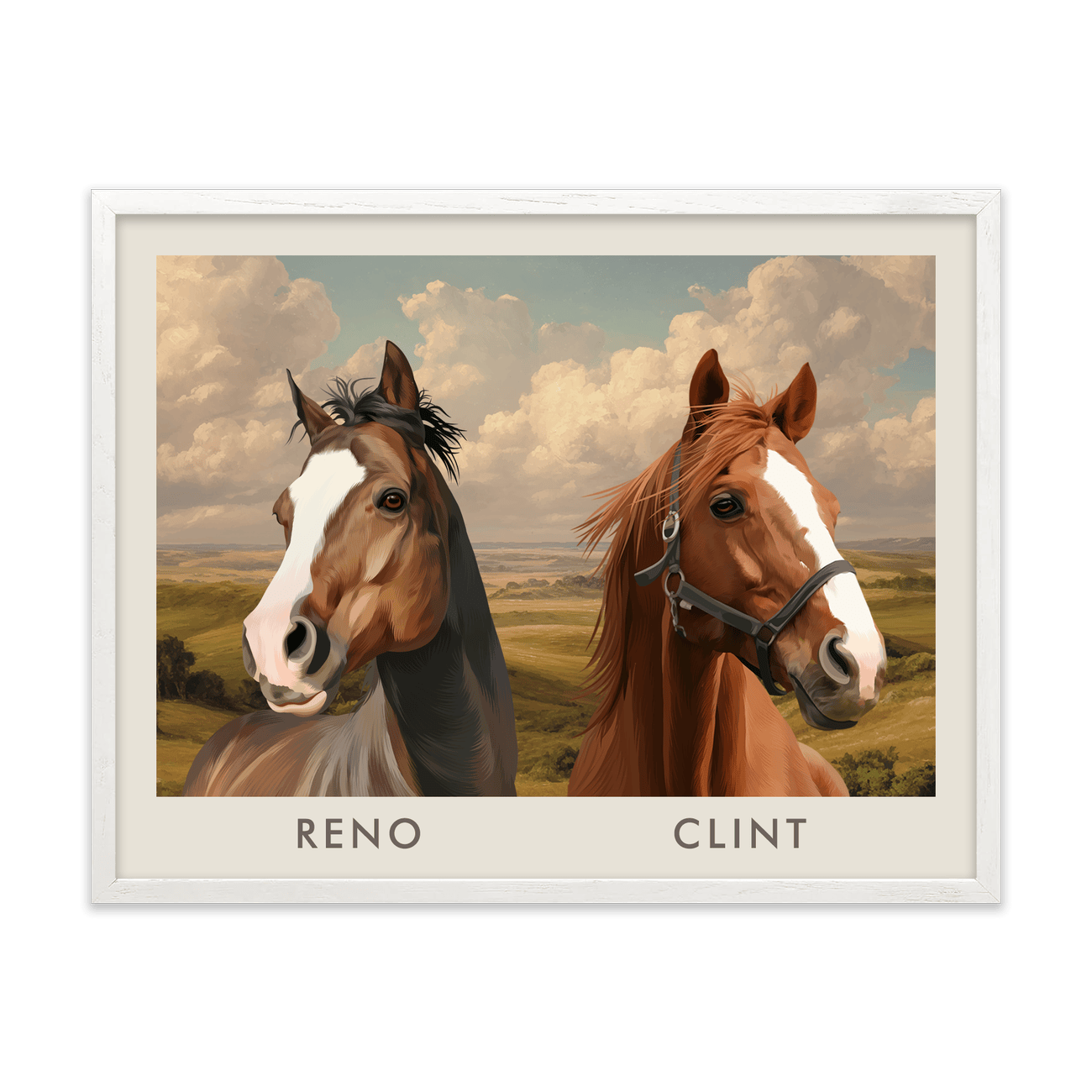 2petportrait-horizontal-greatplainsgrasslandslandscape_White-Oak-Frame.png