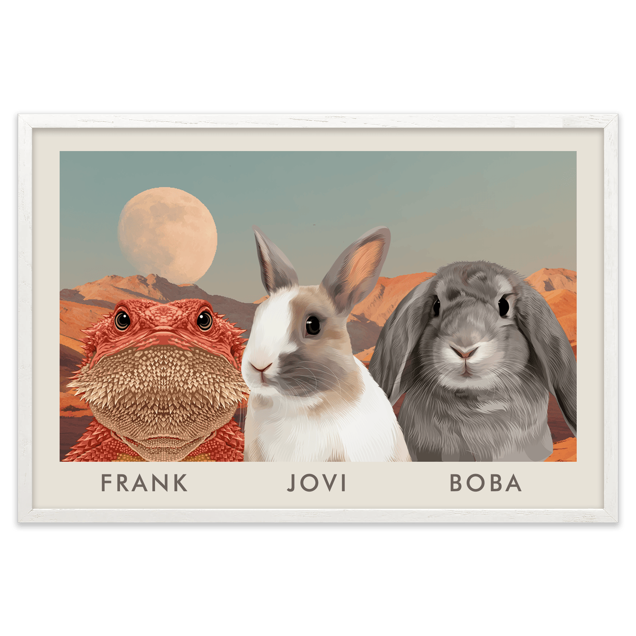 3petportrait-horizontal-desertmoonriselandscape_White-Oak-Frame.png