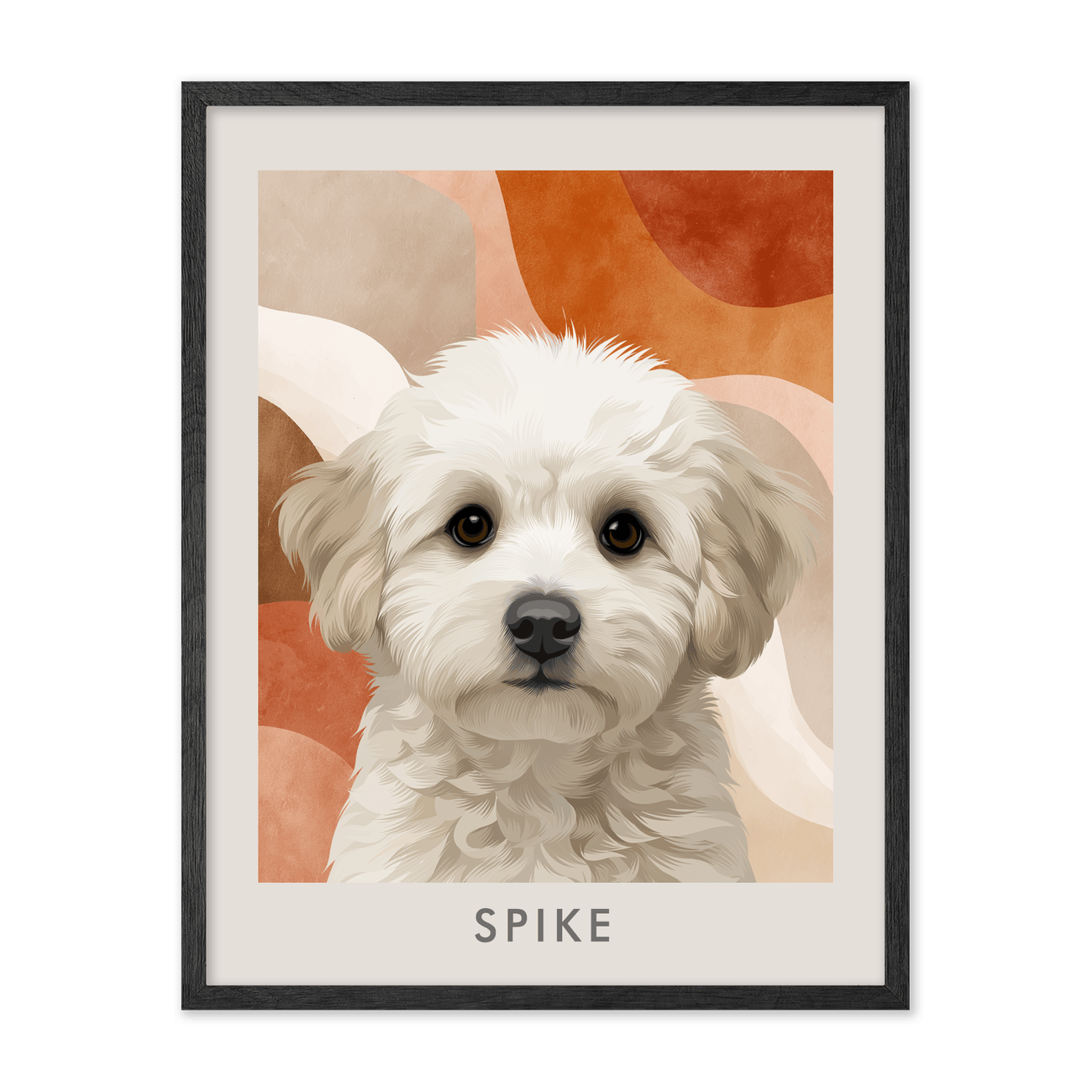 1petportrait-vertical-midcenturymodernabstract_Black-Oak-Frame.png