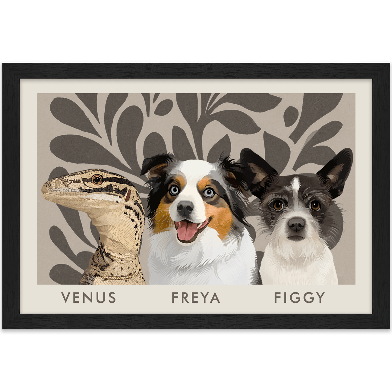 3petportrait-horizontal-earthyfloralblockprint_Standard-Black-Frame.png